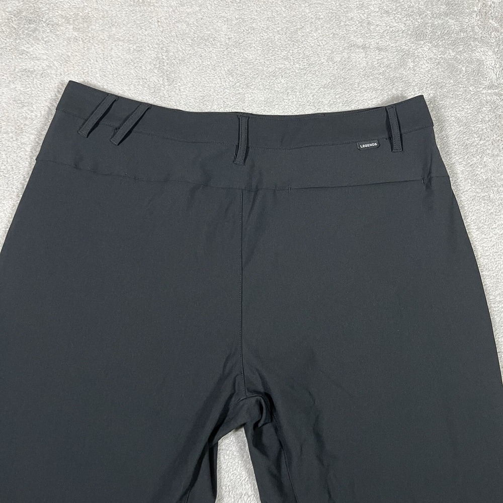 Legends Aviation Pants Mens 34 Black Athleisure Stretch Activewear Chino Golf - Picture 10 of 12
